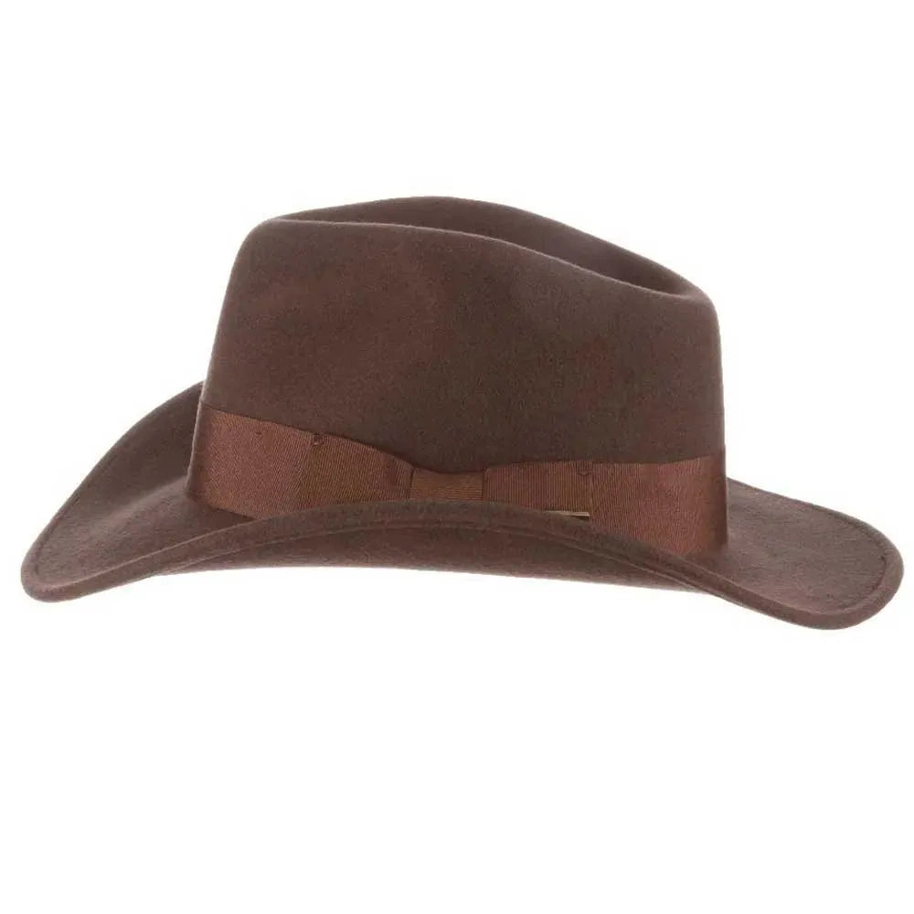 Indiana Jones™ Katanga - Chapeau Fedora en feutre de laine doux