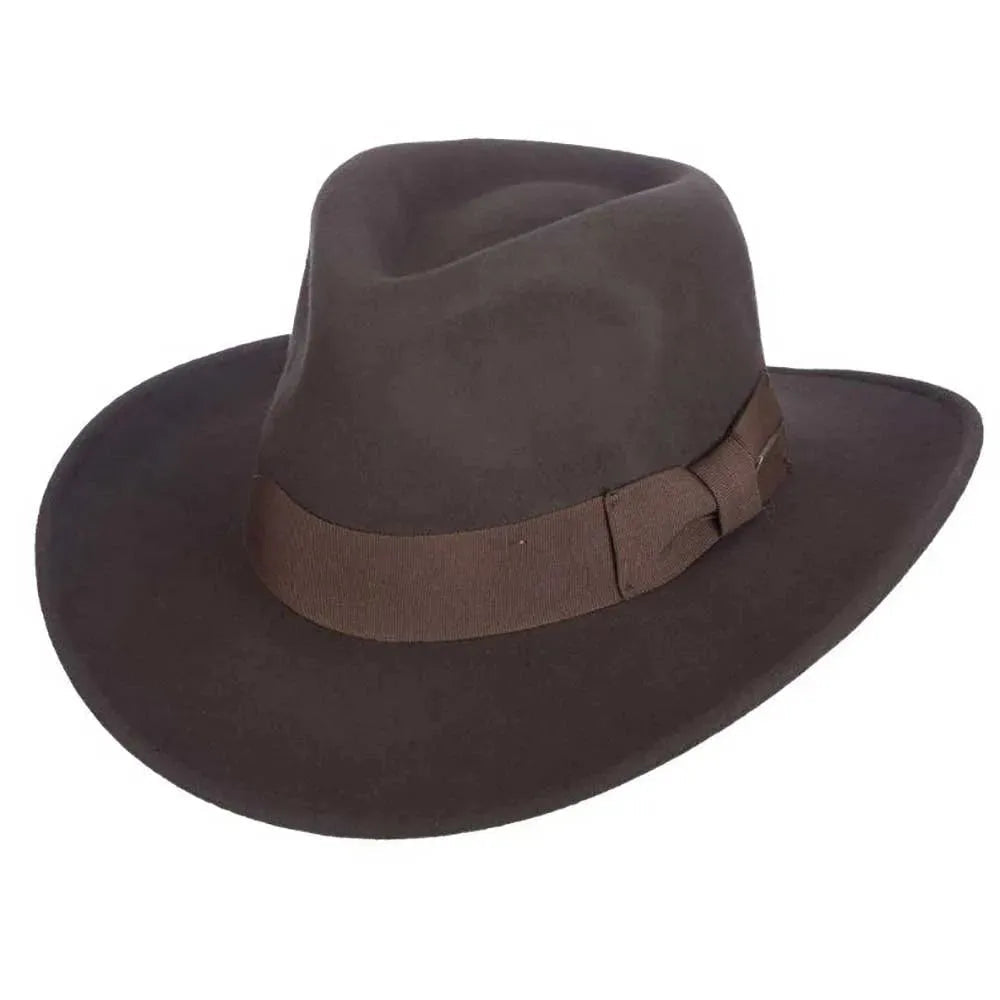 Indiana Jones™ Katanga - Chapeau Fedora en feutre de laine doux