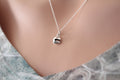 Collier en argent sterling avec breloque petit fortune cookie