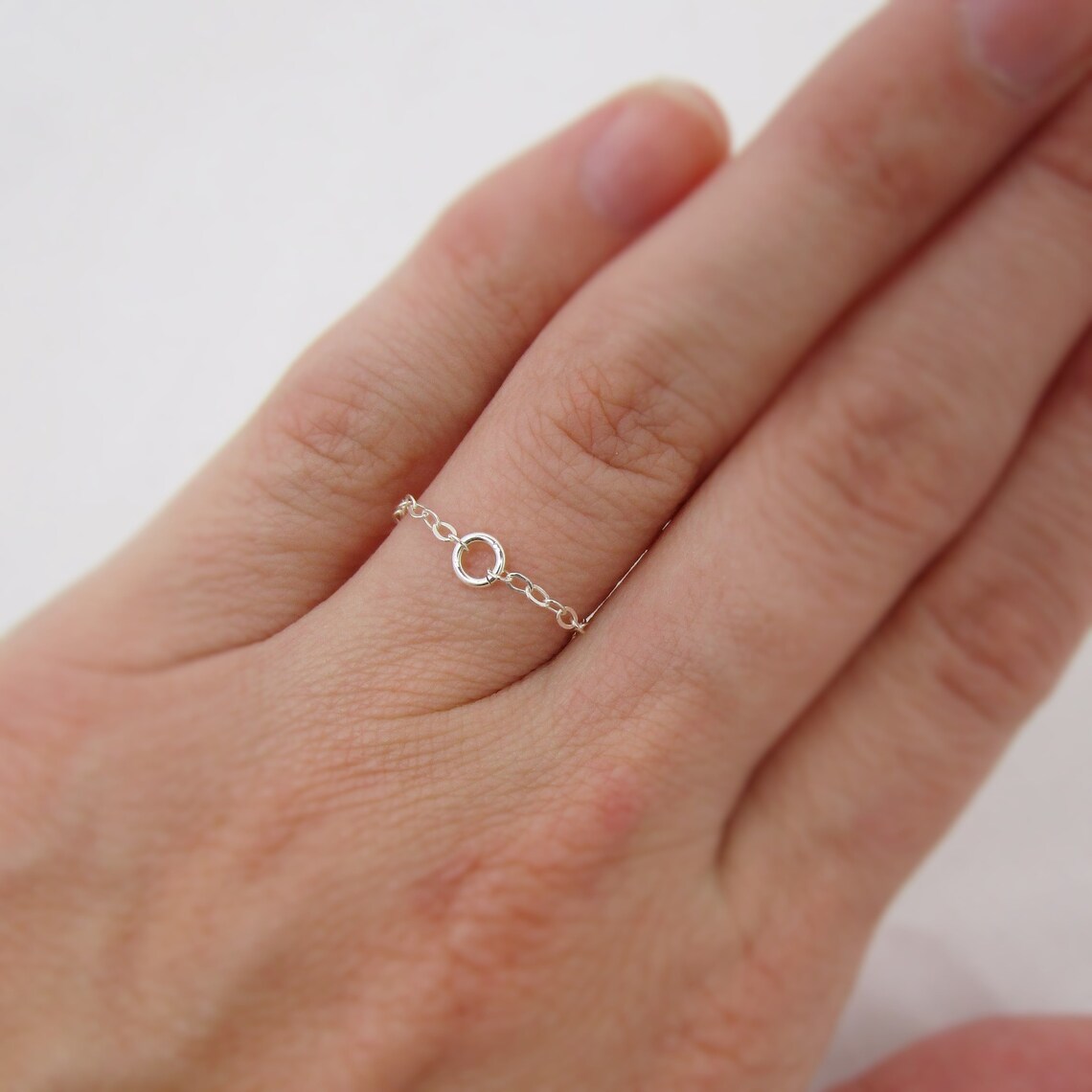 Mini chaîne en argent sterling ou plaqué or