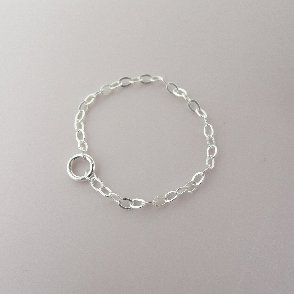 Mini chaîne en argent sterling ou plaqué or