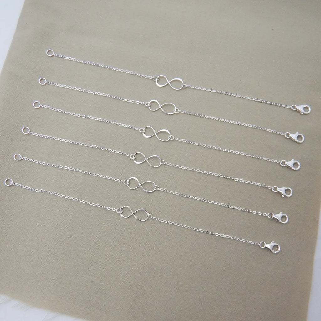 Sterling Silver Infinity Bracelet – Simple & Minimal Everyday Jewelry