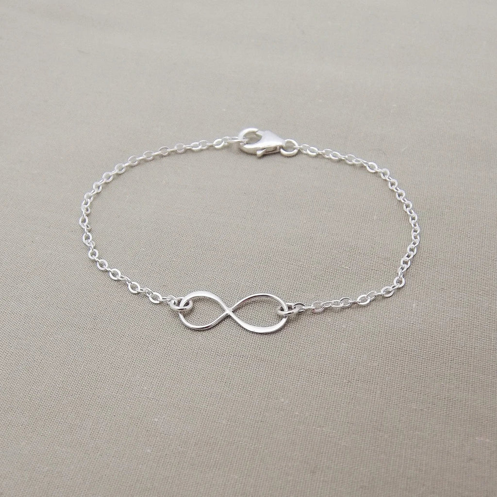 Sterling Silver Infinity Bracelet – Simple & Minimal Everyday Jewelry
