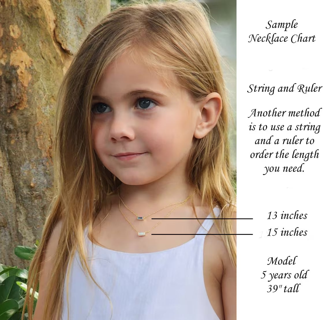 Flower Girl Initial Necklace – Personalized 14k Gold Filled Necklace for Girls