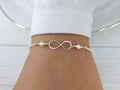 Bracelet Perle Infini – Argent Sterling et Perles d'Eau Douce