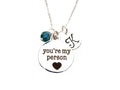 You're My Person Personalized Sterling Silver Necklace