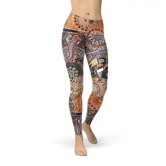Leggings Aborigènes Rêve pour Femme