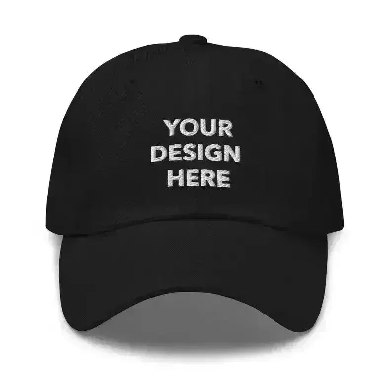 Casquette de papa brodée personnalisée, Texte personnalisé réglable de qualité supérieure