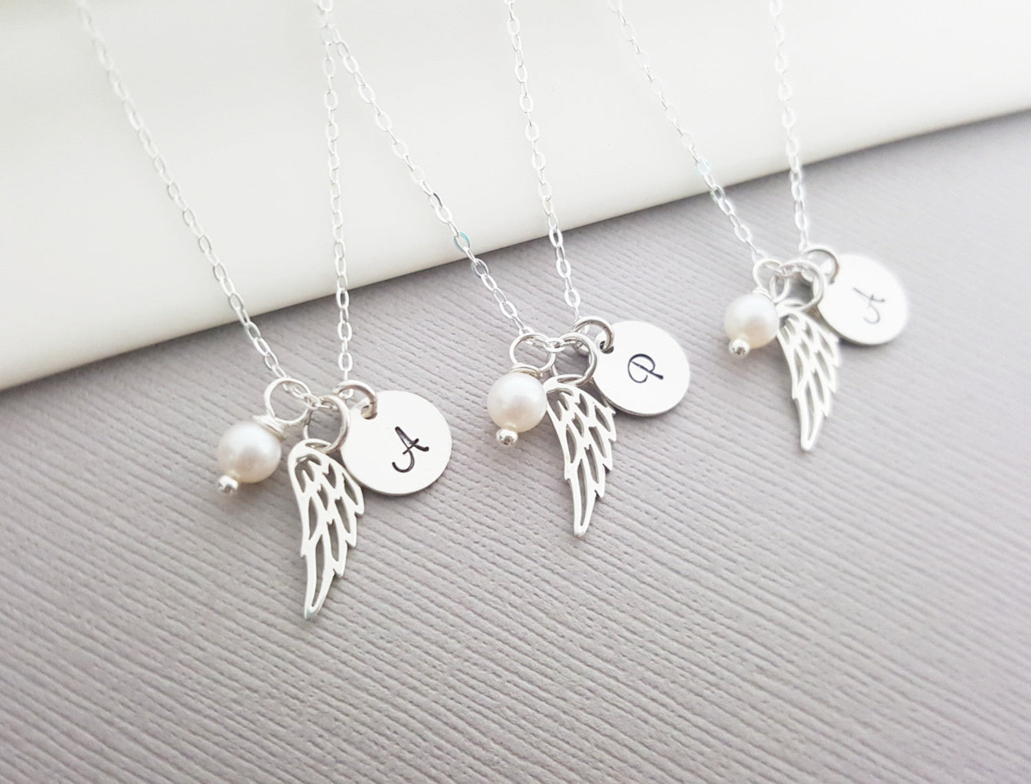 Collier Aile d'Ange Personnalisé en Argent Sterling