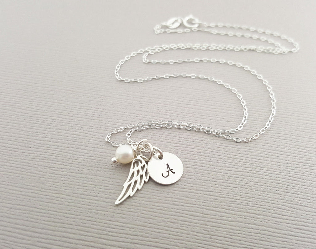 Collier Aile d'Ange Personnalisé en Argent Sterling