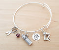 Bracelet jonc personnalisé coiffeuse