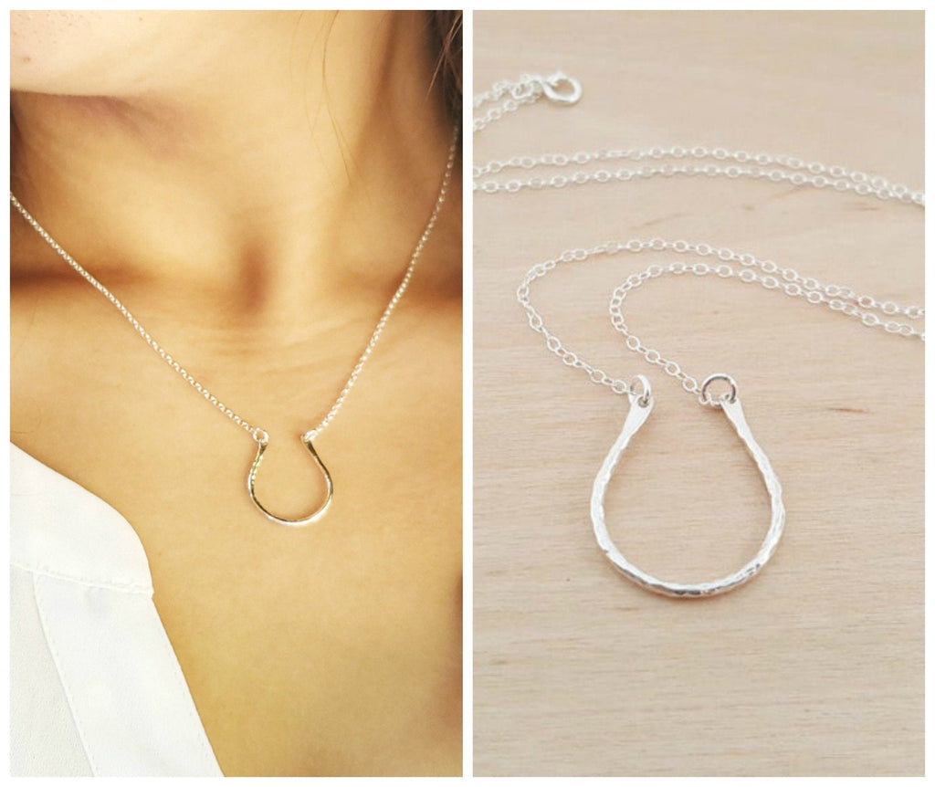 Collier Fer à Cheval – Bijou Porte-Bonheur en Argent Sterling