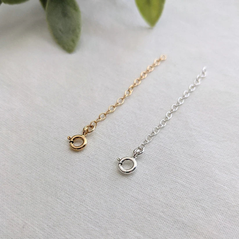 Rallonge de chaîne – Rallonge de collier en or rempli ou en argent sterling