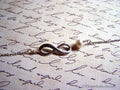 Cheville Amour Infini en Argent Infini et Véritables Perles d'Eau Douce / Cadeau pour Elle