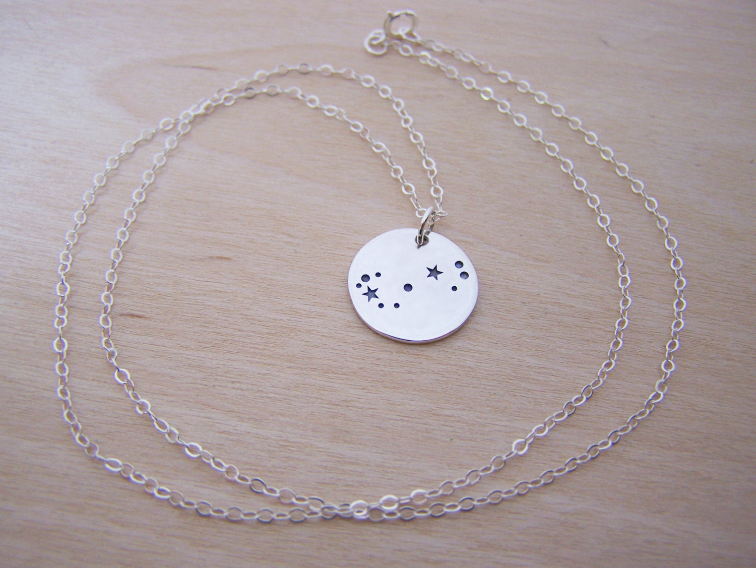 Collier en argent sterling constellation Scorpion