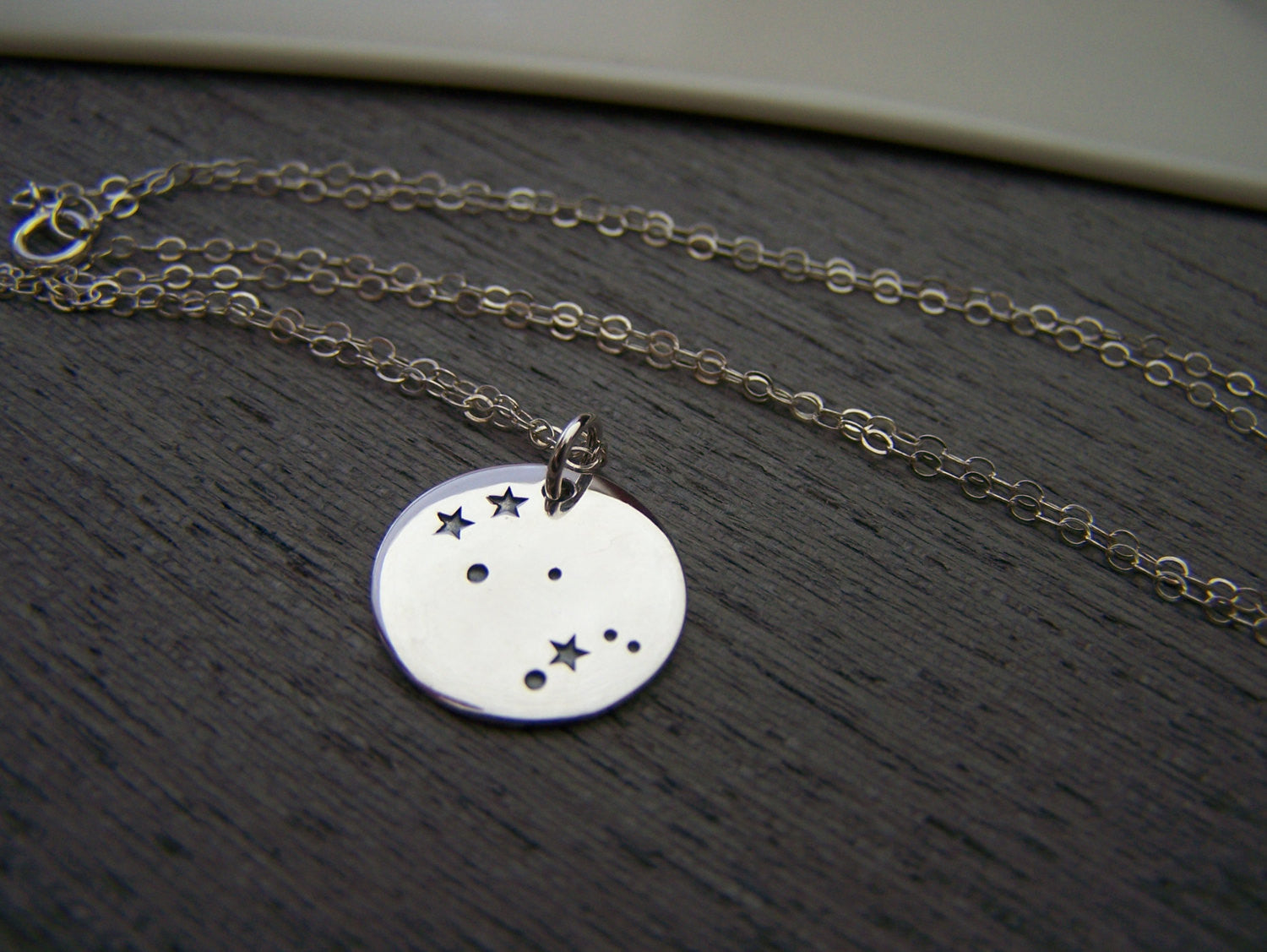 Collier signe astrologique Gémeaux en argent sterling