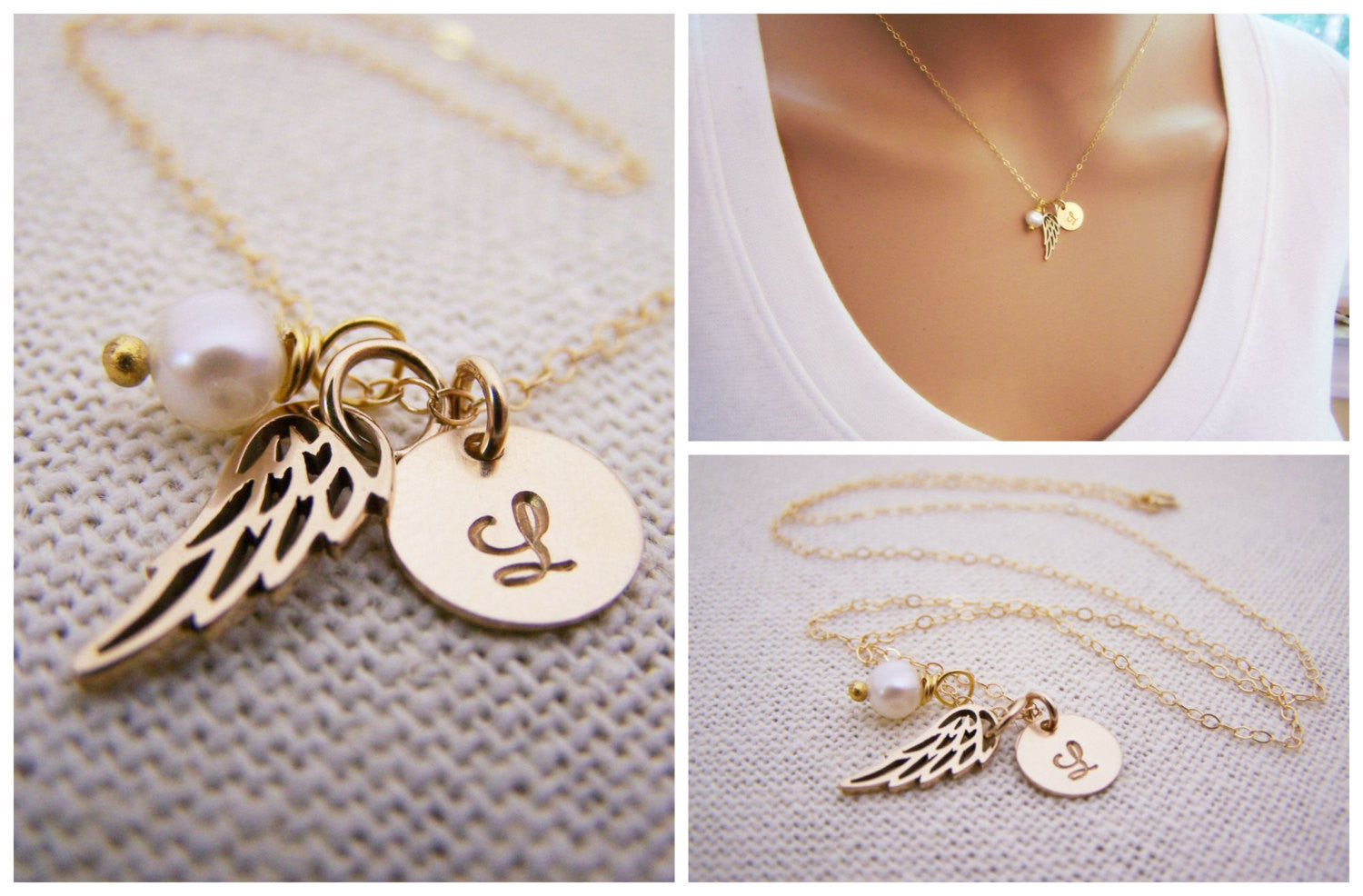 Collier Aile d'Ange Personnalisé - Collier Commémoratif - Collier Fausse Couche