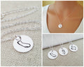 State Necklace - Hand Stamped Necklace - Home State Necklace