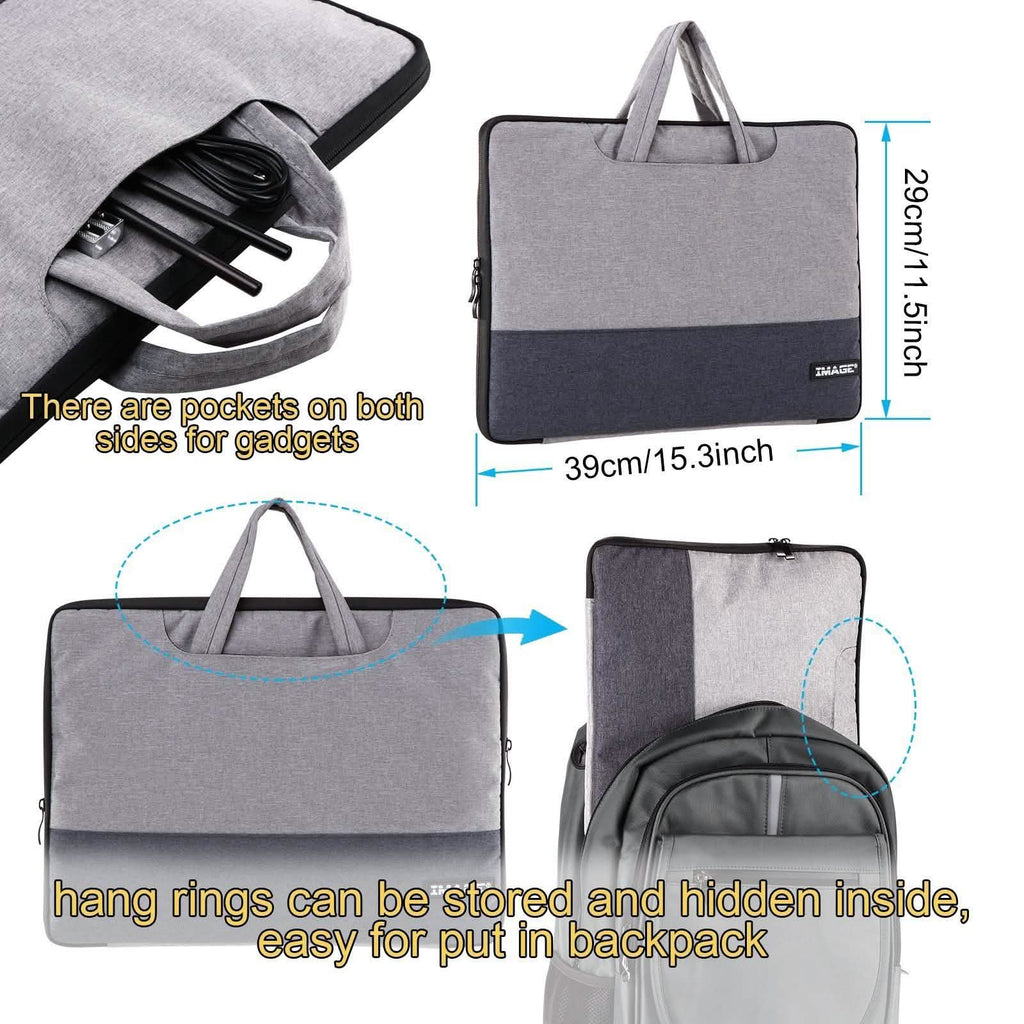 IMAGE 14 Housse de transport pour ordinateur portable avec poches