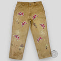 PANTALON DE TRAVAIL CHROME HEARTS MATTY BOY SEX RECORDS AVEC PATCH CROIX CARHARTT