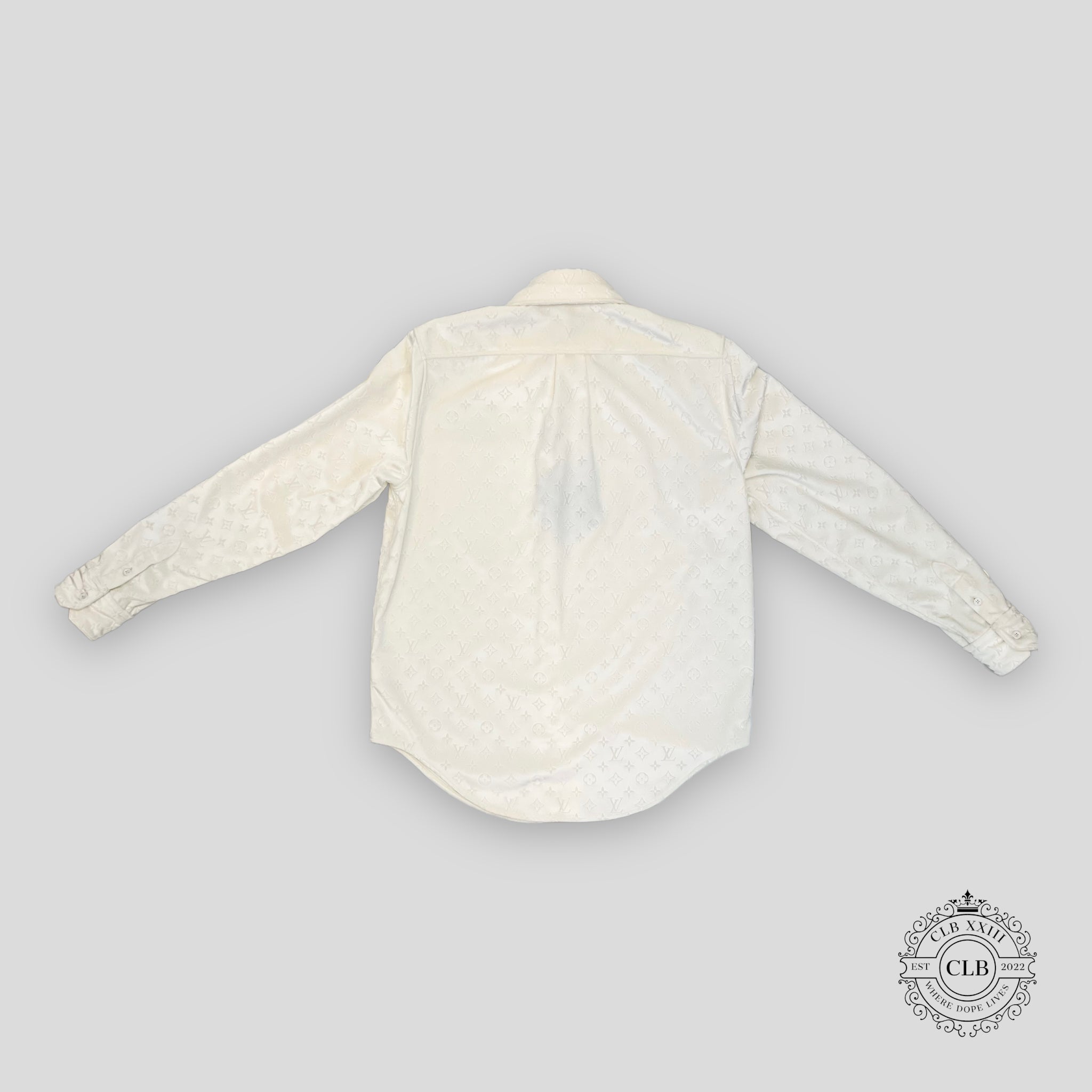 Chemise classique boutonnée Louis Vuitton en blanc