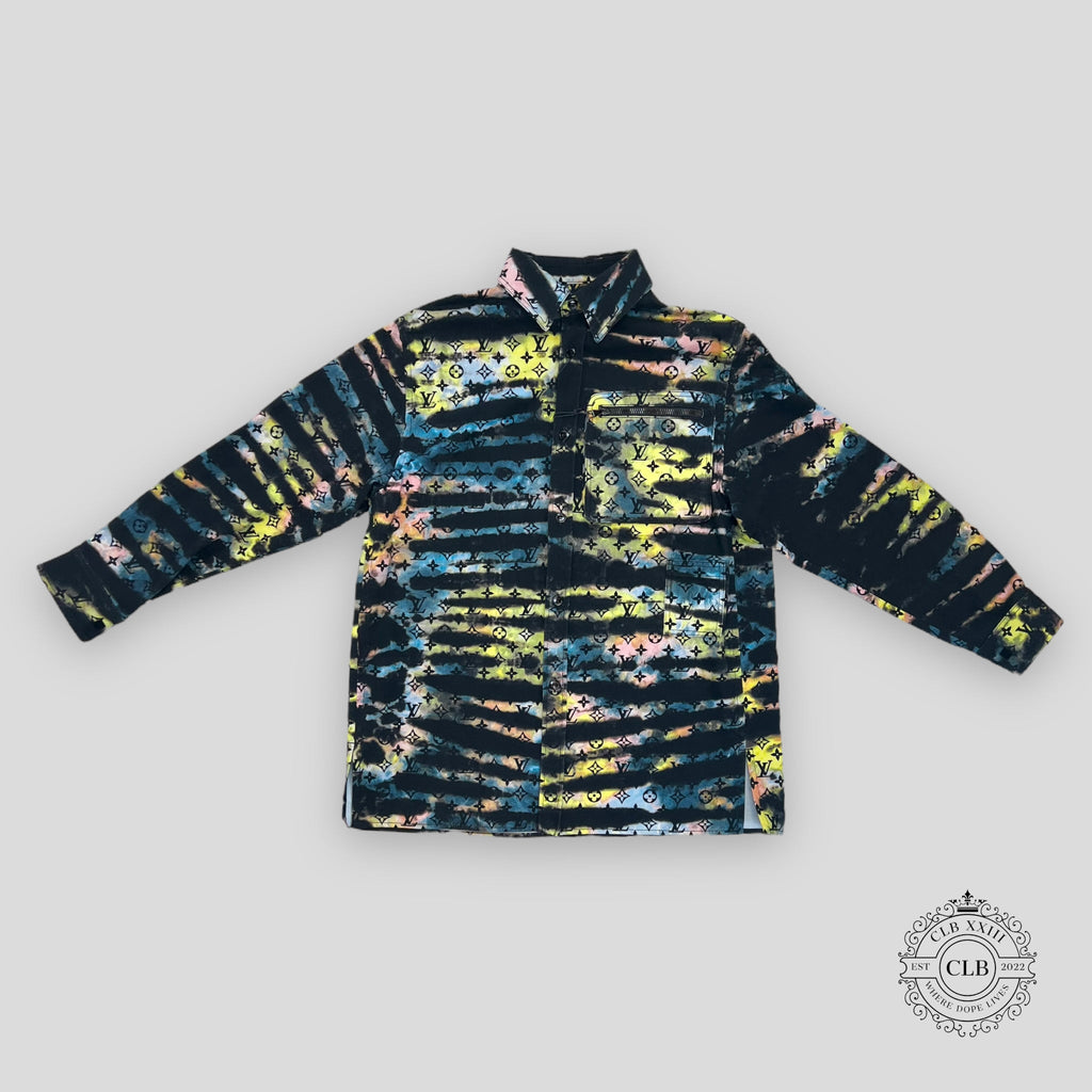 Surchemise en jean Monogram Tie & Dye Louis Vuitton