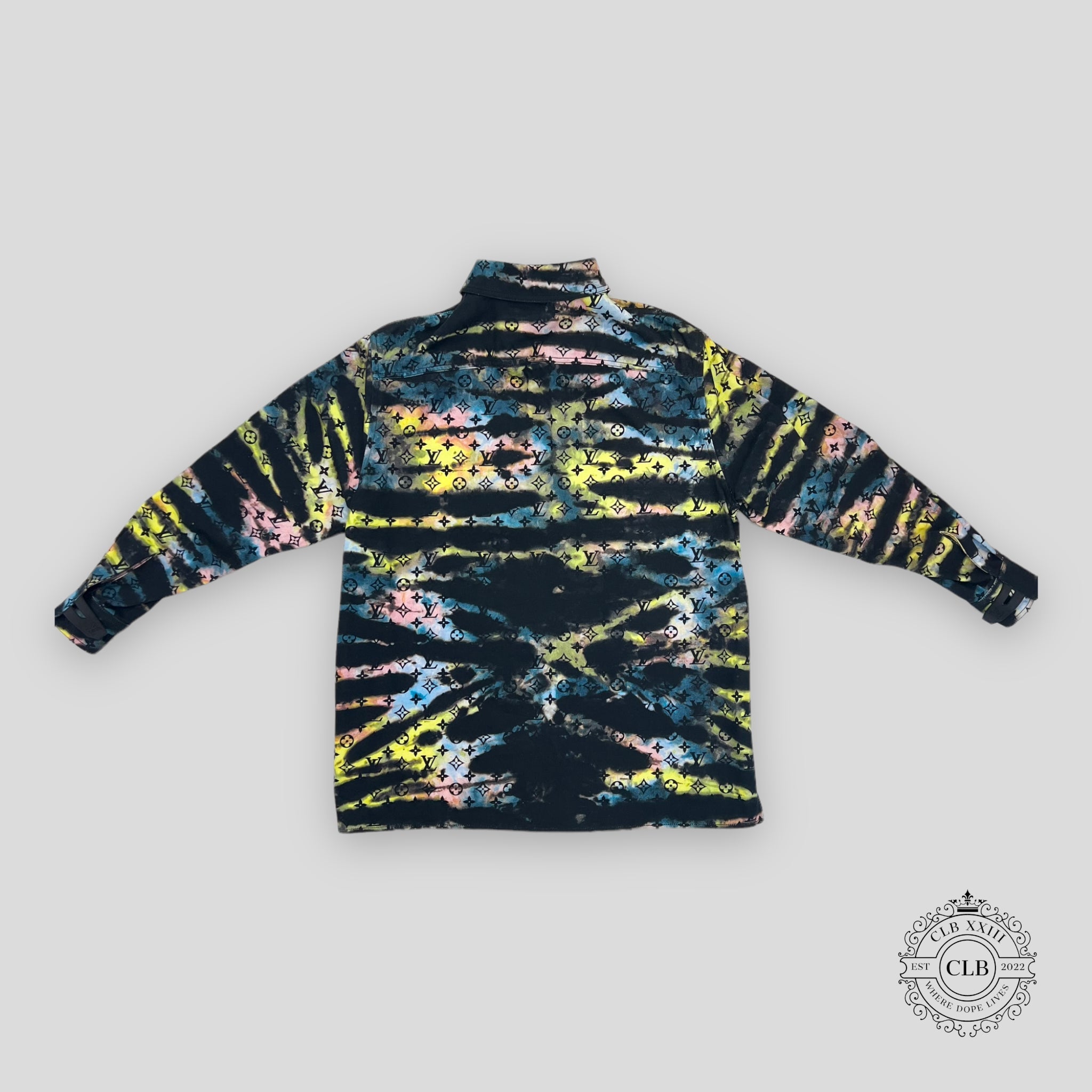 Surchemise en jean Monogram Tie & Dye Louis Vuitton