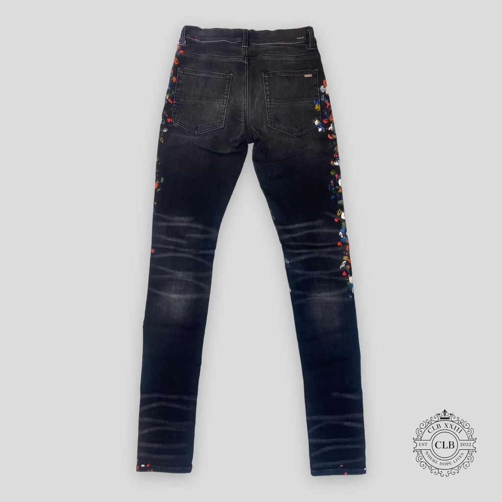 JEANS AMIRI SKINNY PAINTER - NOIR VIEILLI