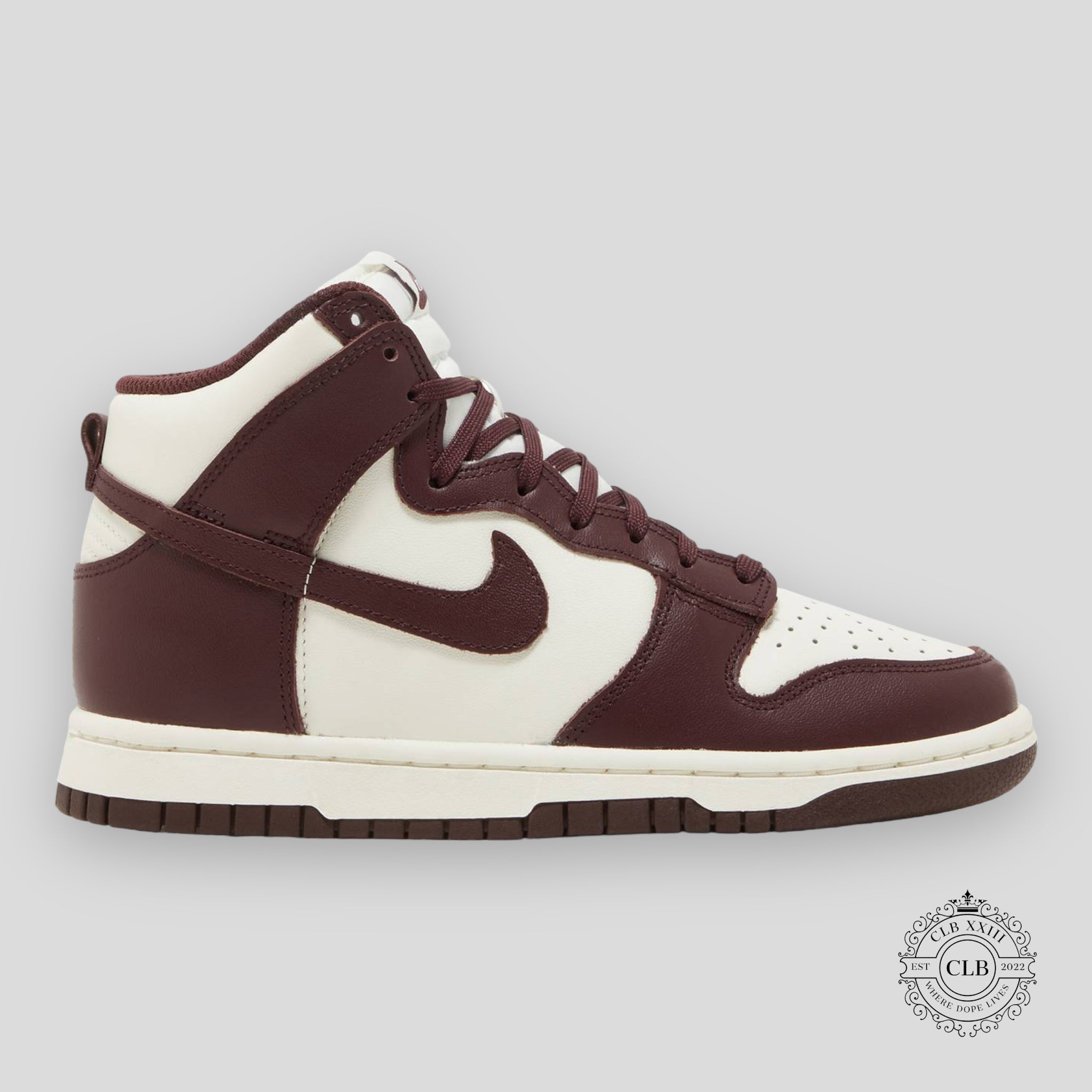 NIKE DUNK HIGH (F) « BURGUNDY CRUSH »