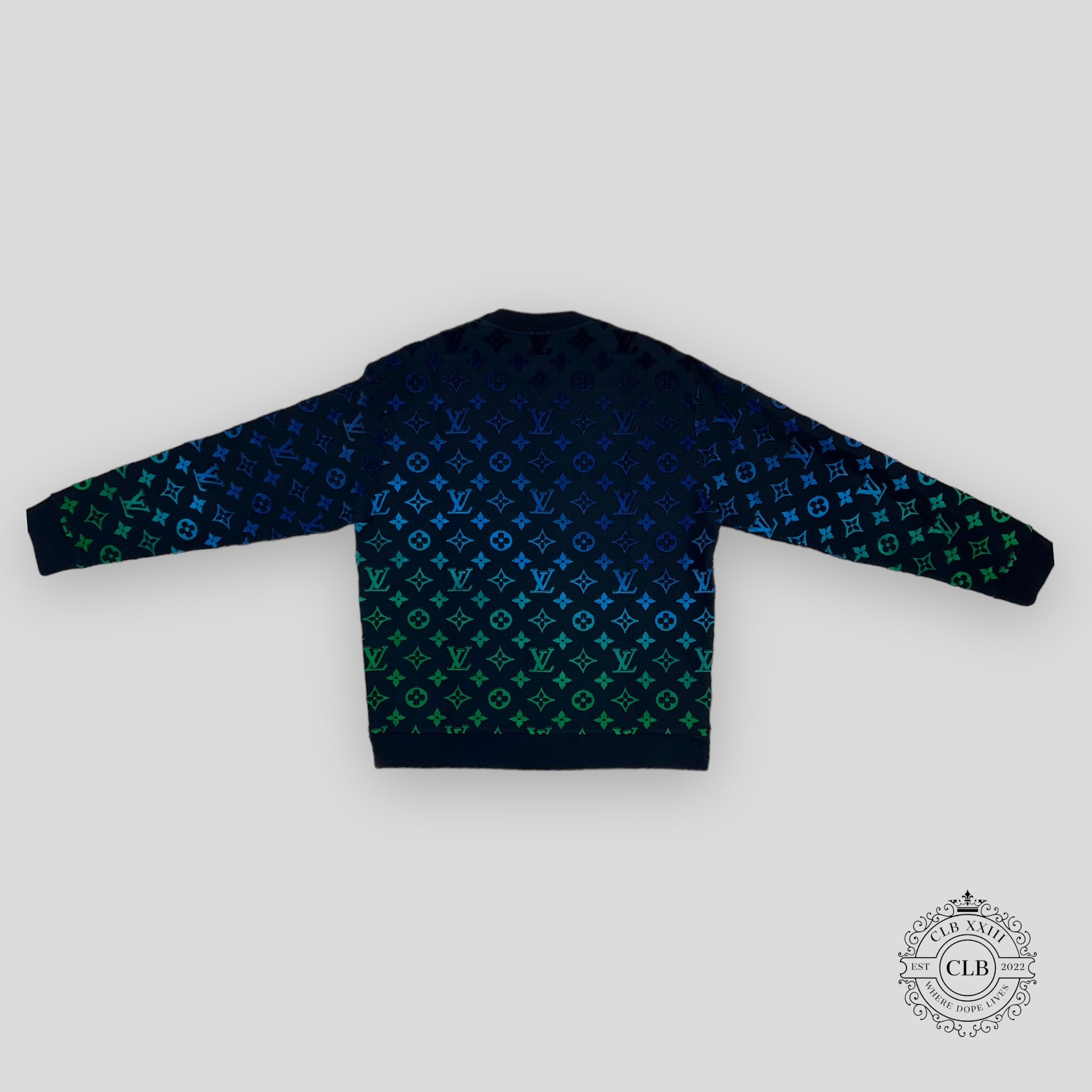Pull ras-du-cou Louis Vuitton Monogram Gradient multicolore
