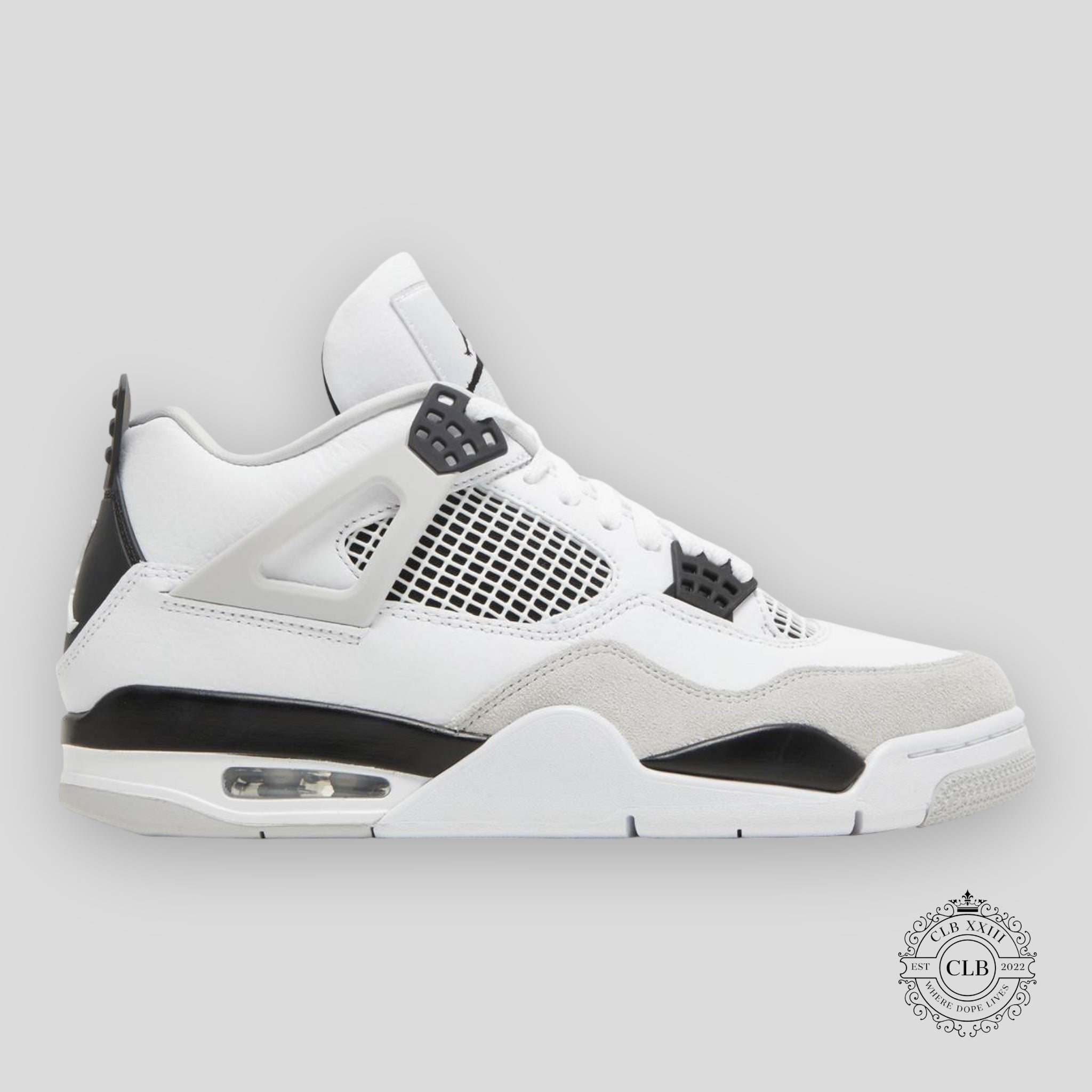 AIR JORDAN 4 RETRO « MILITARY BLACK »