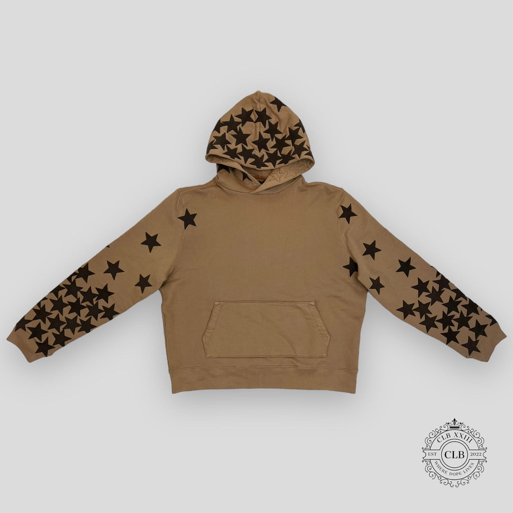 Sweat à capuche Amiri Chemist Ultra Suede couleur tabac