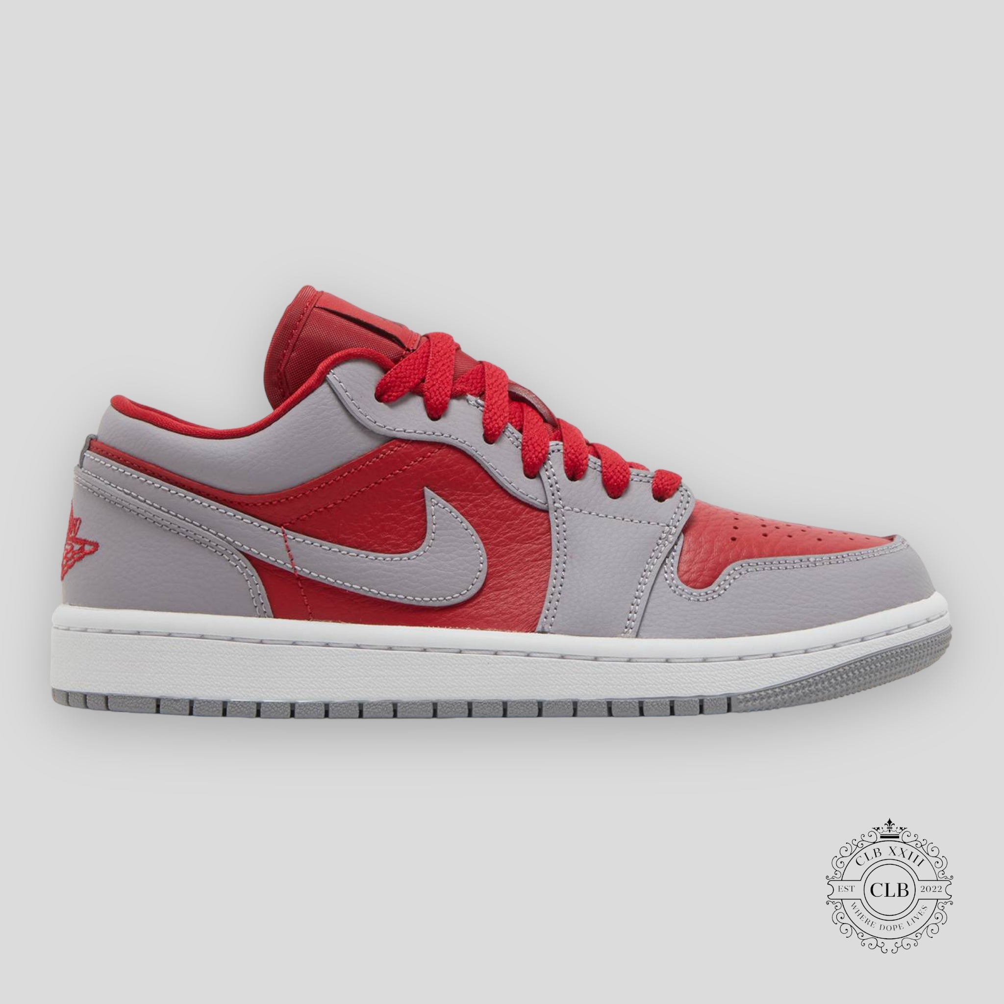 AIR JORDAN 1 LOW SE (F) "SPLIT - GYM RED CEMENT"