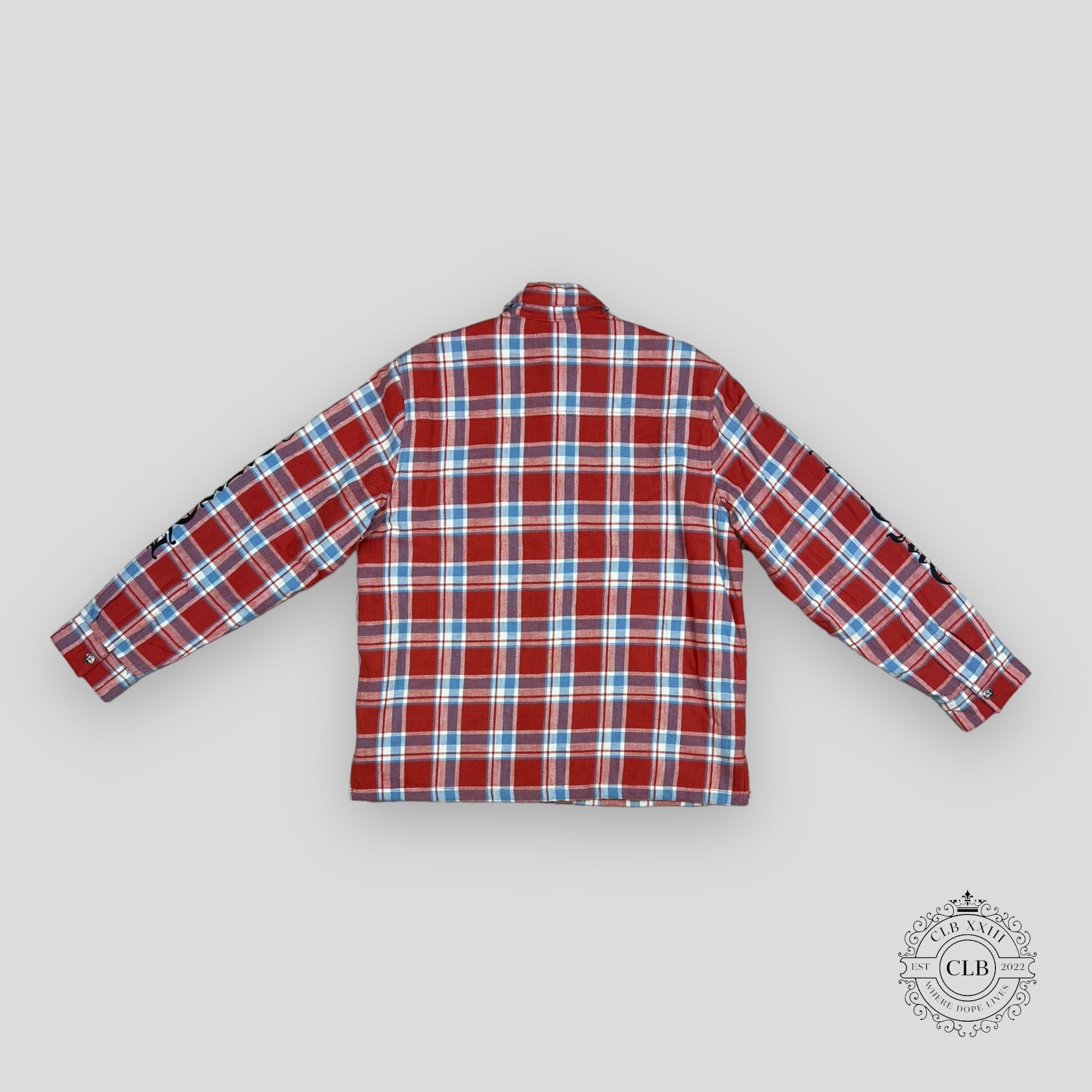 Chemise en flanelle matelassée Chrome Hearts