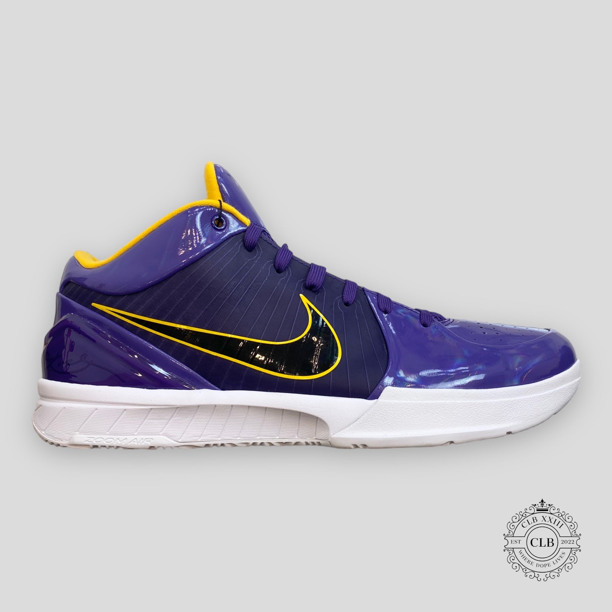 NIKE KOBE IV PROTRO X UNDEFEATED "LAKERS" (ÉCHANTILLON)