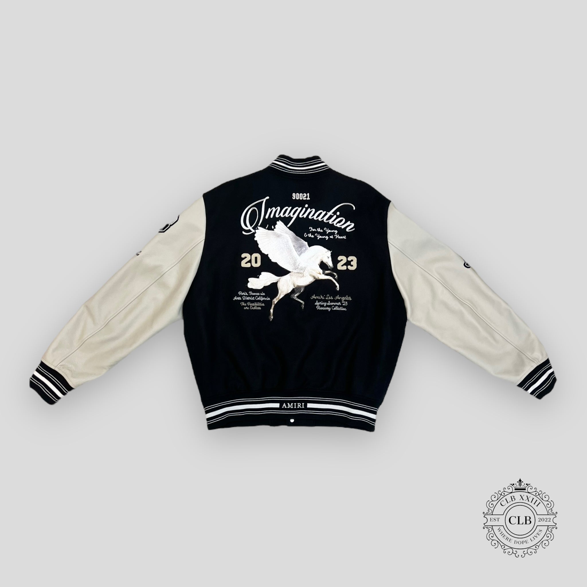 BLOUSON TEDDY OVERSIZE AMIRI - NOIR