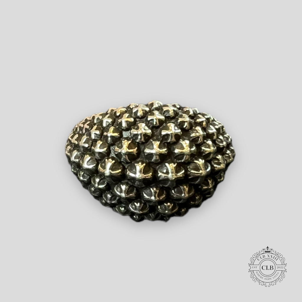 BAGUE CHROME HEARTS MINI BOULE CROIX