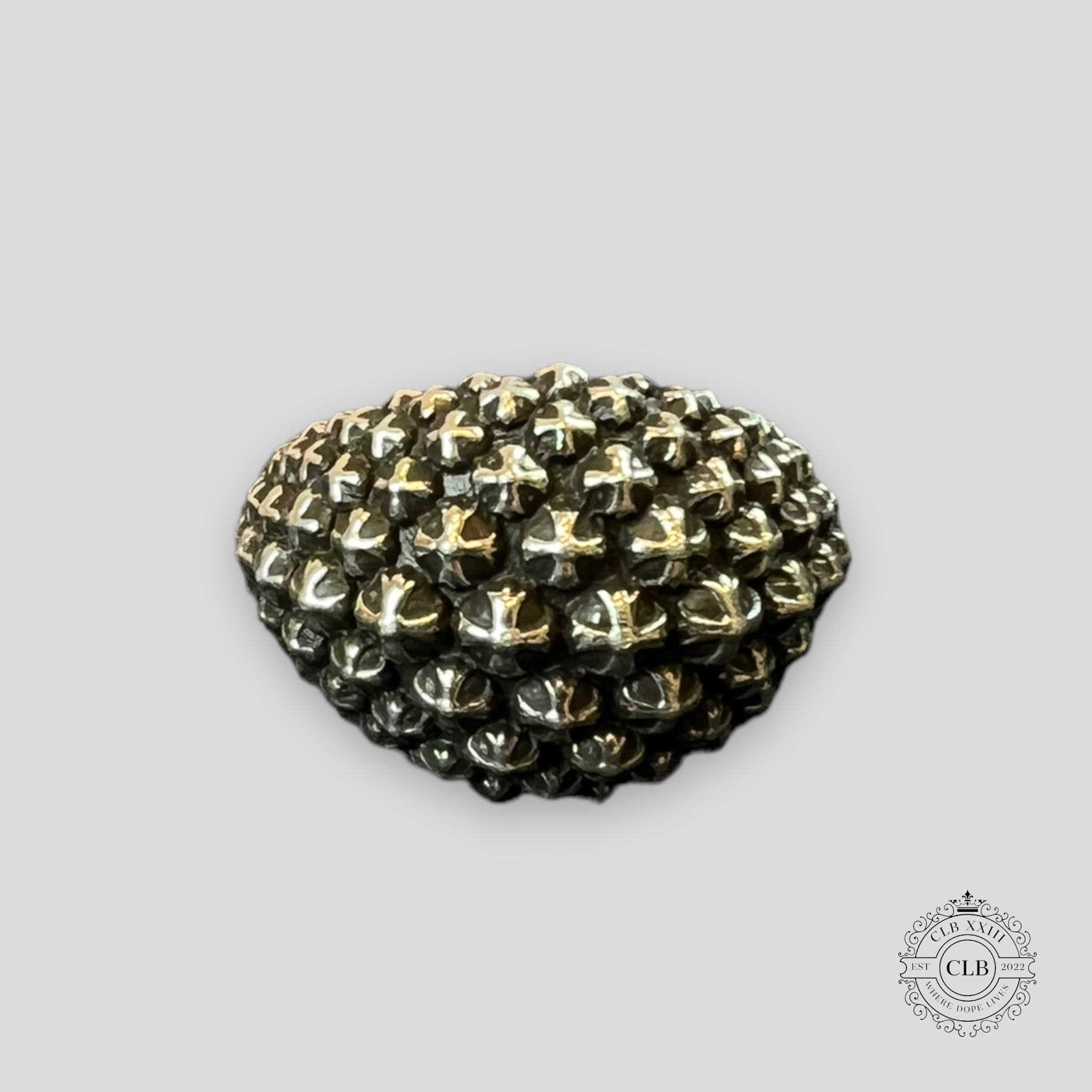 BAGUE CHROME HEARTS MINI BOULE CROIX