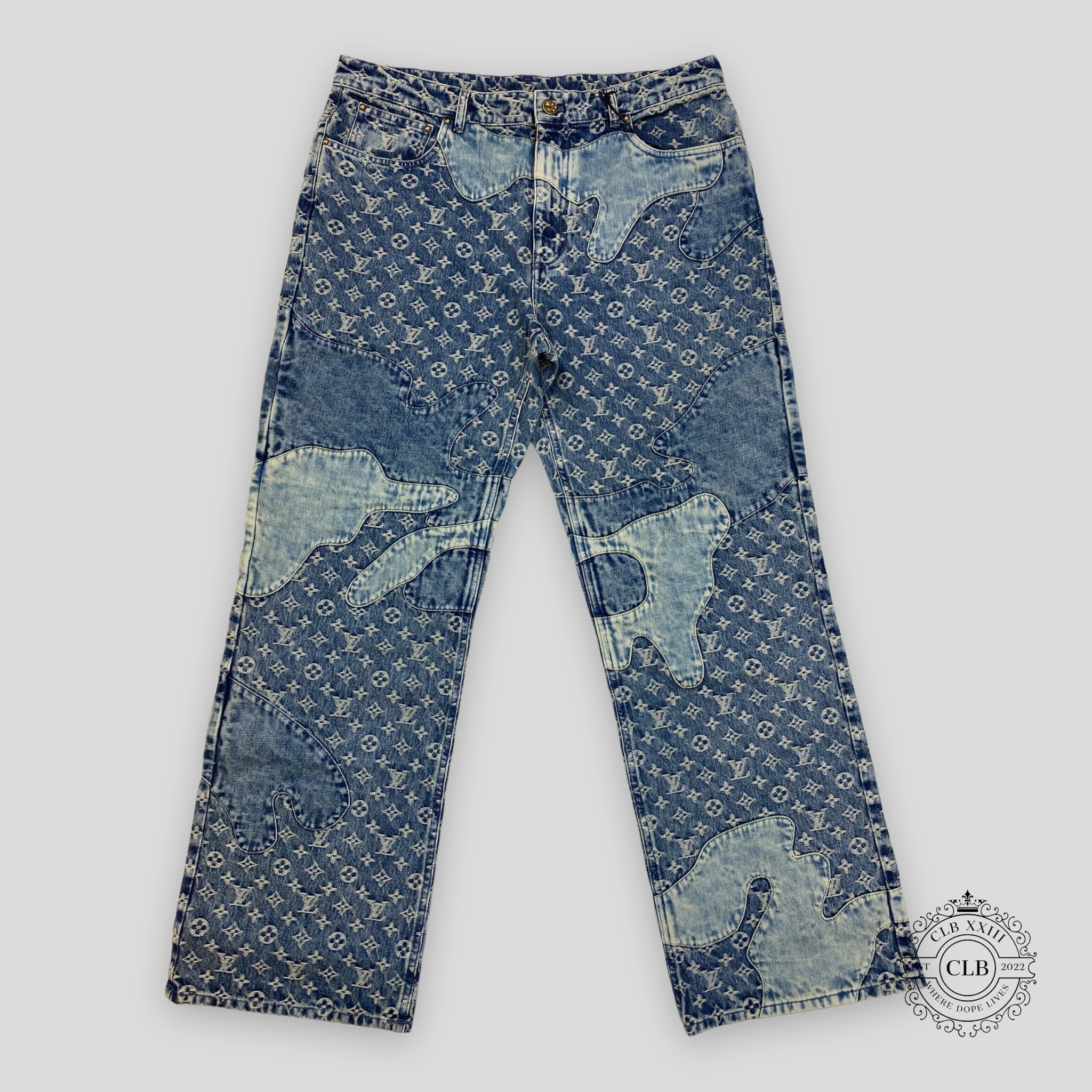Jean en jean Monogram Patchwork Louis Vuitton X Nigo