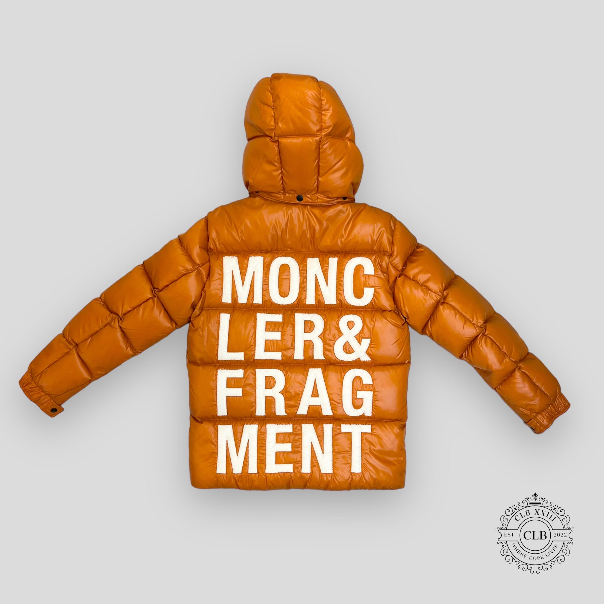 BLOUSON HANRIOT MONCLER FRAGMENT HIROSHI FUJIWARA - ORANGE