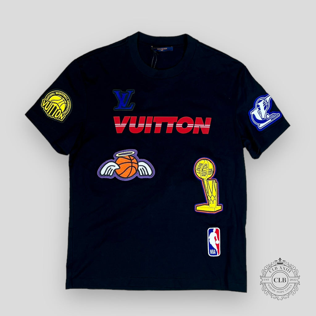 T-shirt Louis Vuitton X NBA Multi Logo noir