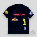 T-shirt Louis Vuitton X NBA Multi Logo noir