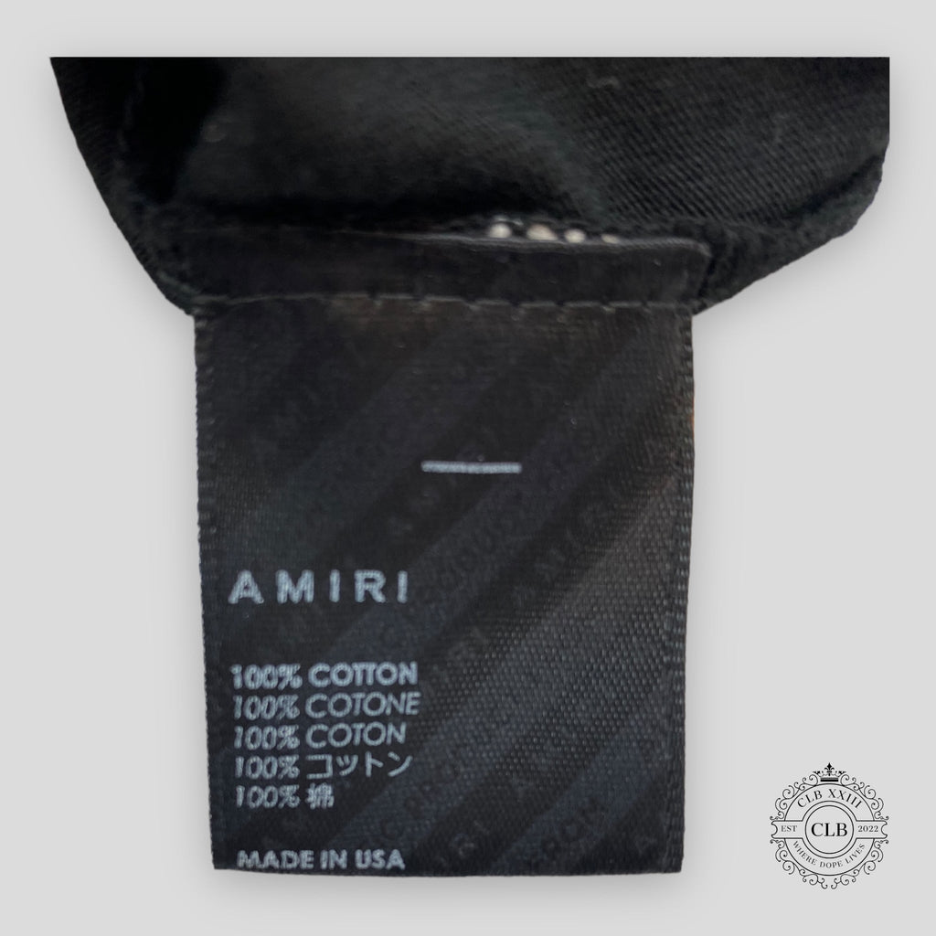 TEE-SHIRT AMIRI LOGO CORE - NOIR