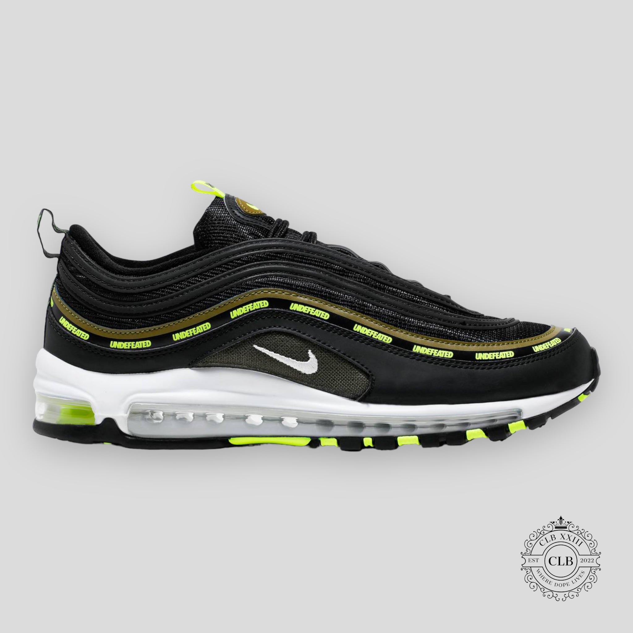NIKE AIR MAX 97 X UNDEFEATED « BLACK VOLT »