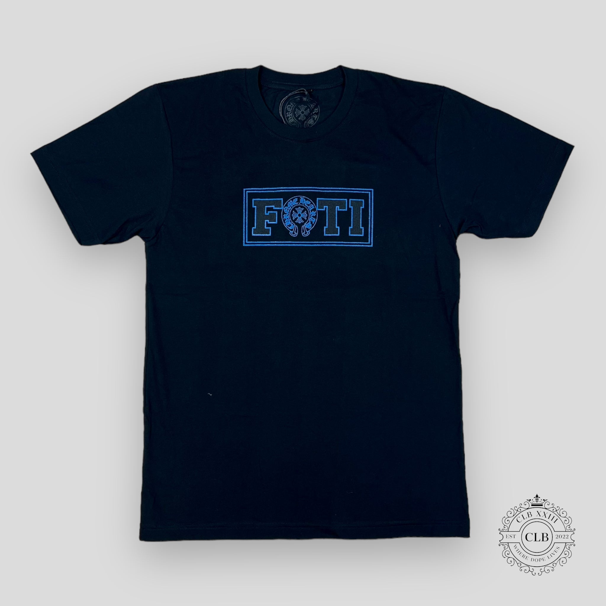 T-shirt Chrome Hearts Foti Harris Noir / Bleu