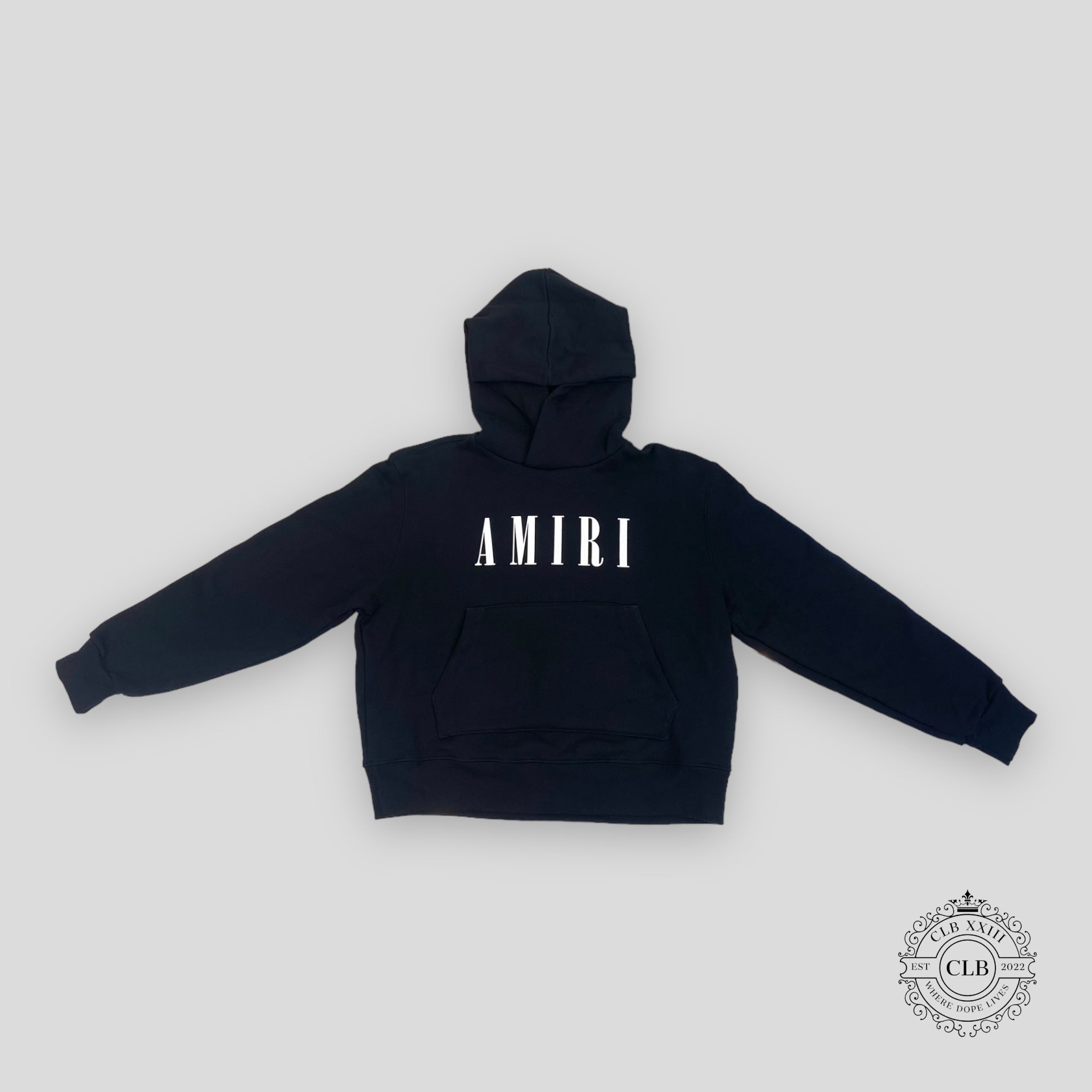 Sweat à capuche Amiri Core Logo noir