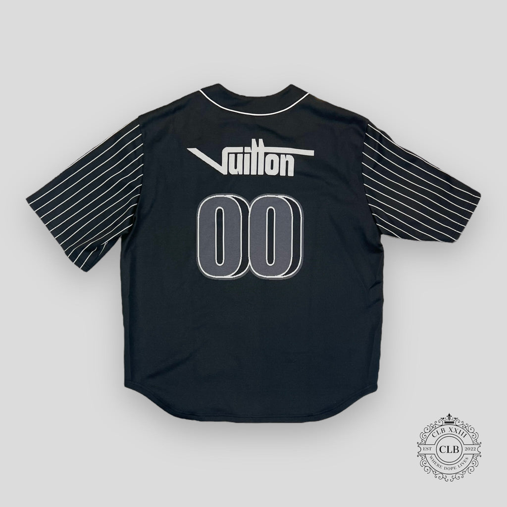Chemise de baseball Louis Vuitton noire