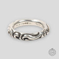 BAGUE CHROME HEARTS SCROLL