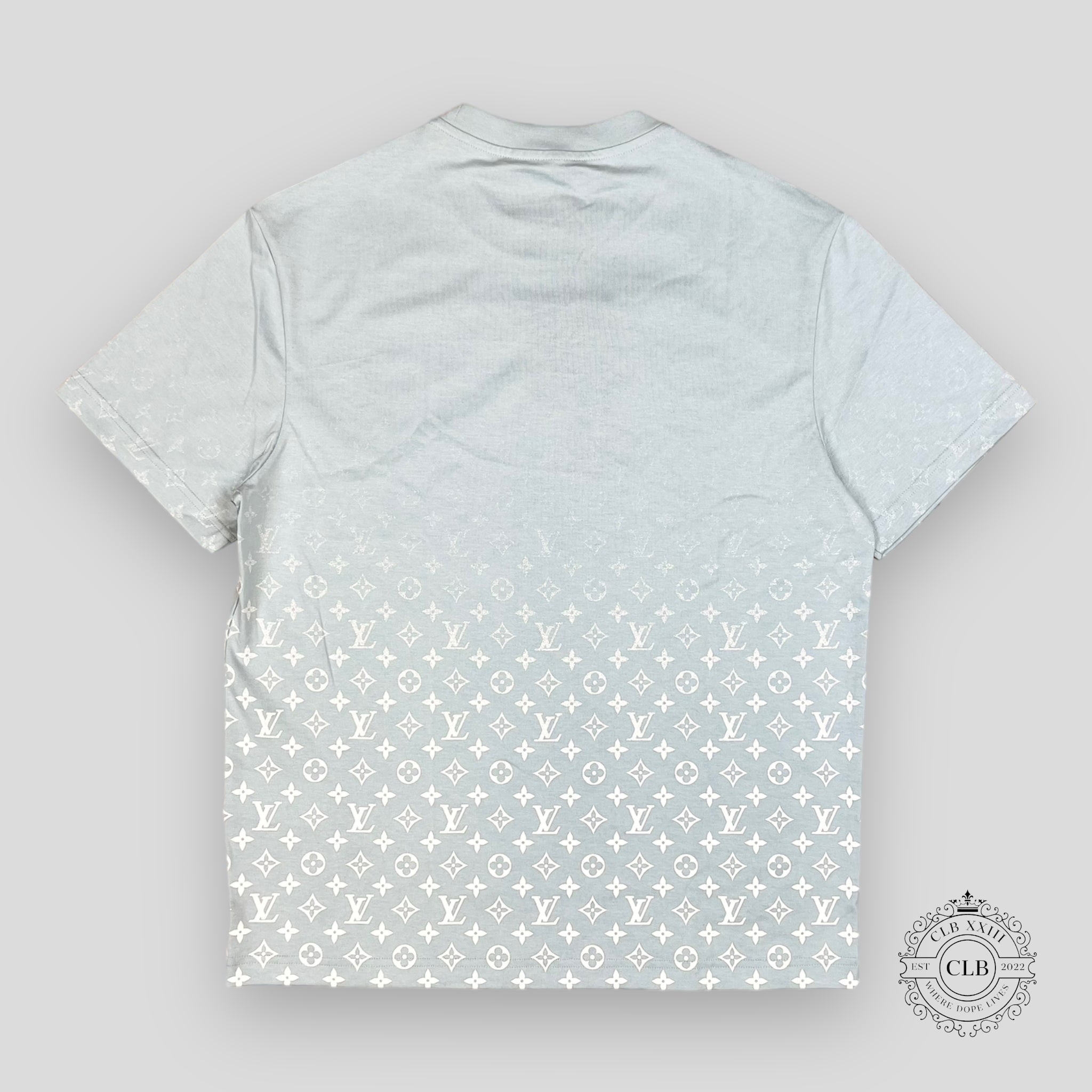 T-shirt Monogram dégradé Louis Vuitton bleu clair