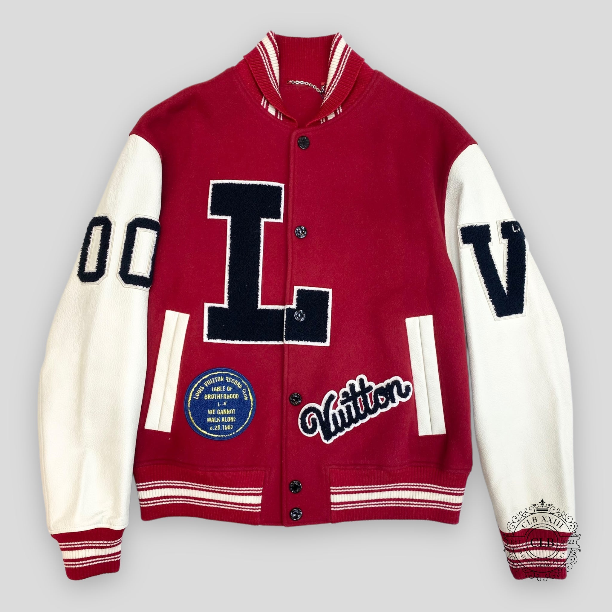 BLOUSON TEDDY LOUIS VUITTON MLK DREAMING - ROUGE